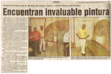 La pintura perdida del&nbsp;Riviera